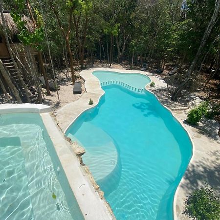 Aldea Maya-Ha Cabanas Con Cenotes Puerto Morelos Extérieur photo