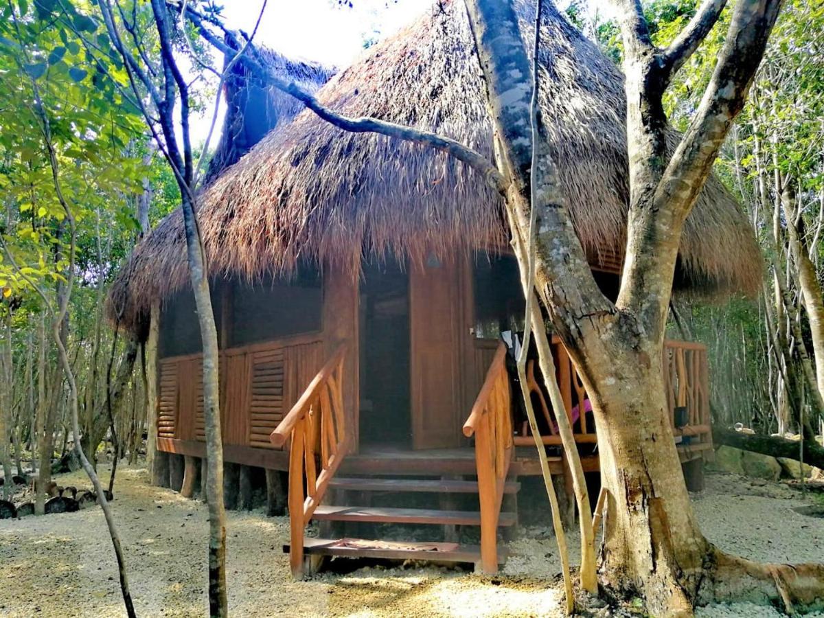 Aldea Maya-Ha Cabanas Con Cenotes Puerto Morelos Extérieur photo