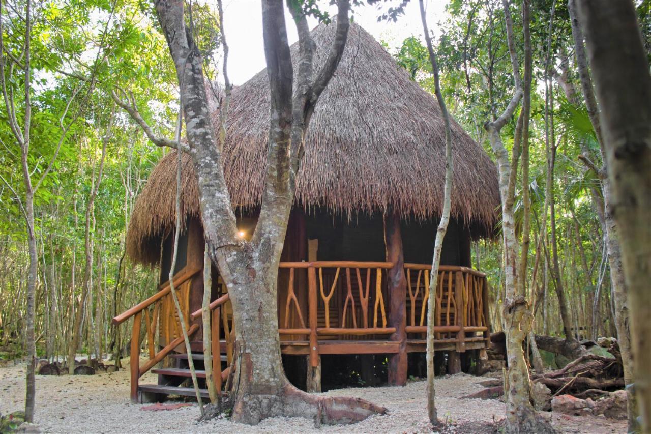 Aldea Maya-Ha Cabanas Con Cenotes Puerto Morelos Extérieur photo