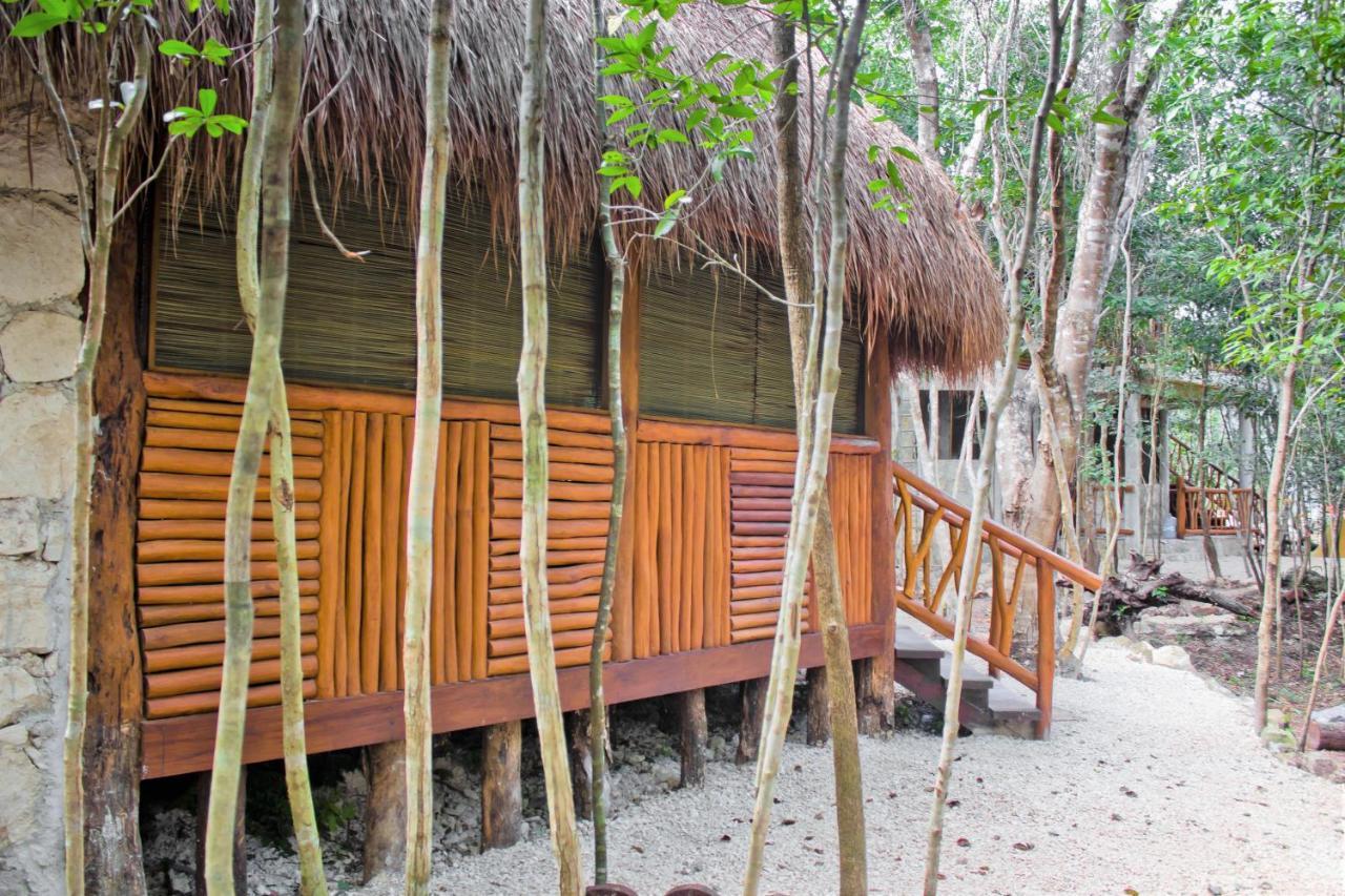 Aldea Maya-Ha Cabanas Con Cenotes Puerto Morelos Extérieur photo