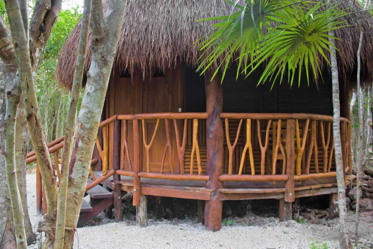 Aldea Maya-Ha Cabanas Con Cenotes Puerto Morelos Extérieur photo