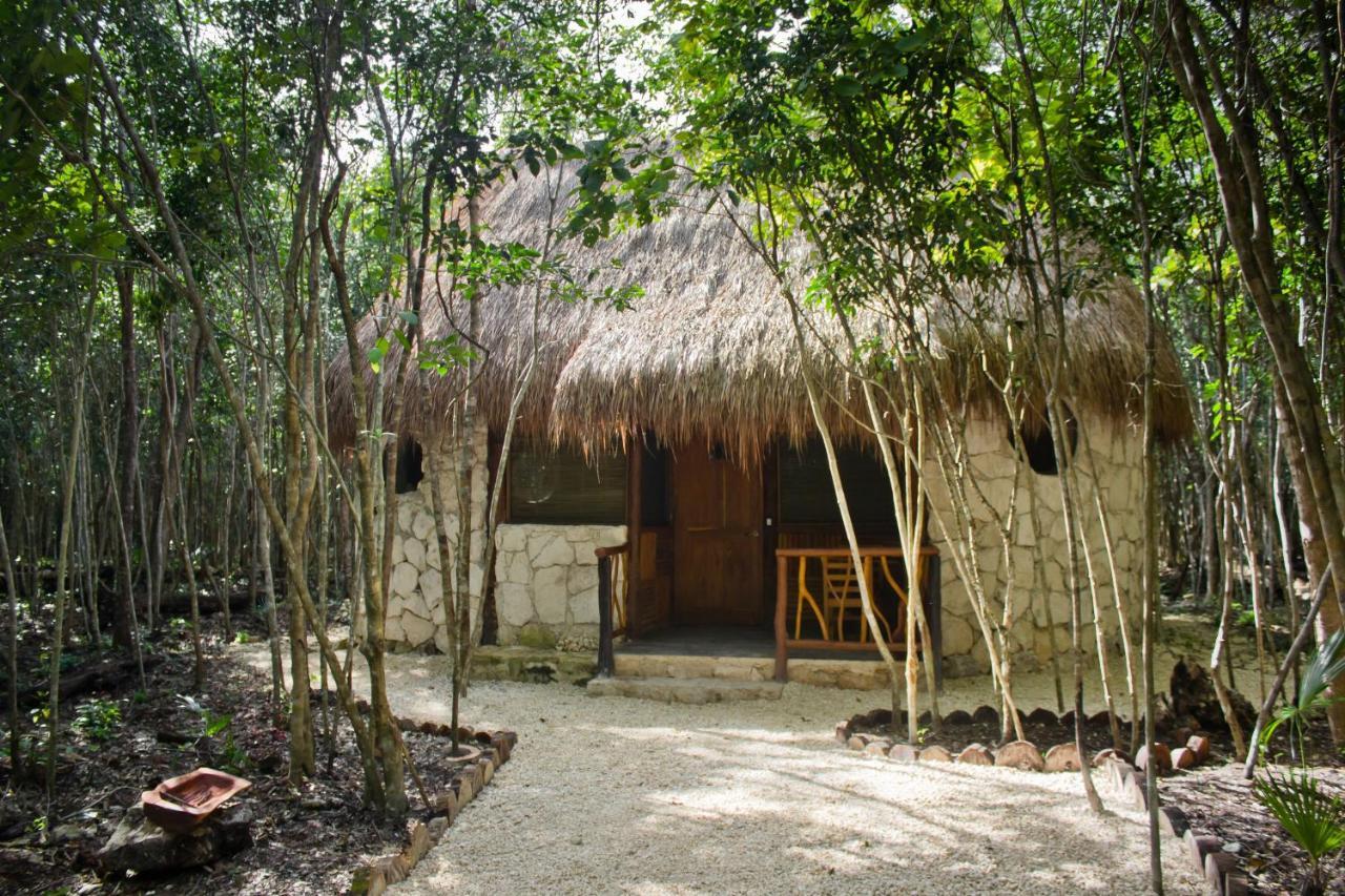 Aldea Maya-Ha Cabanas Con Cenotes Puerto Morelos Extérieur photo