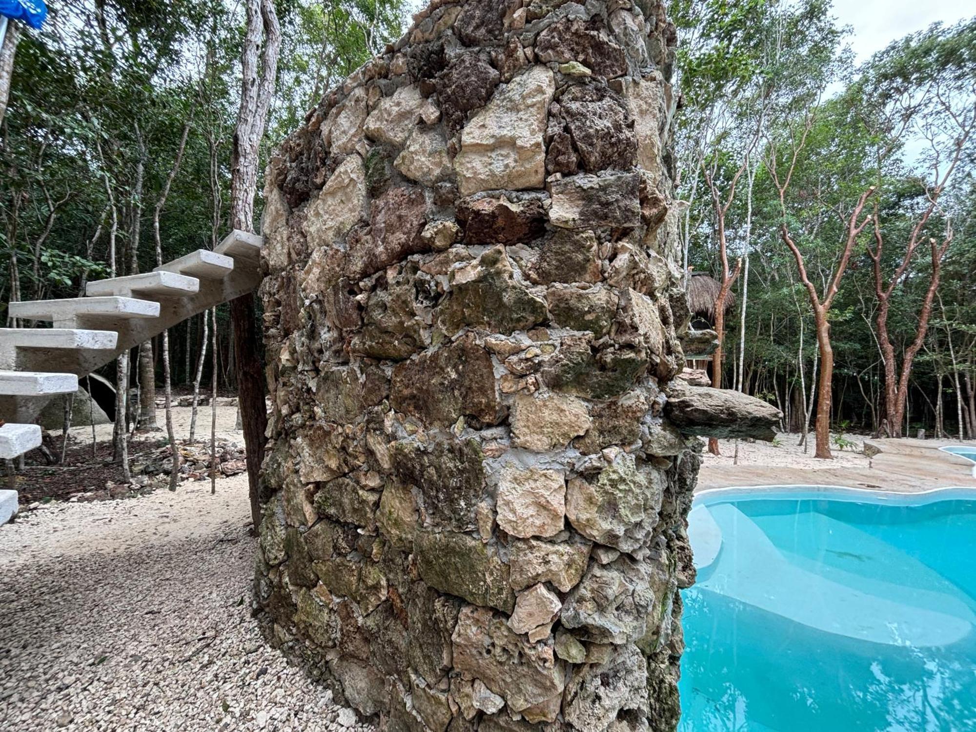 Aldea Maya-Ha Cabanas Con Cenotes Puerto Morelos Extérieur photo