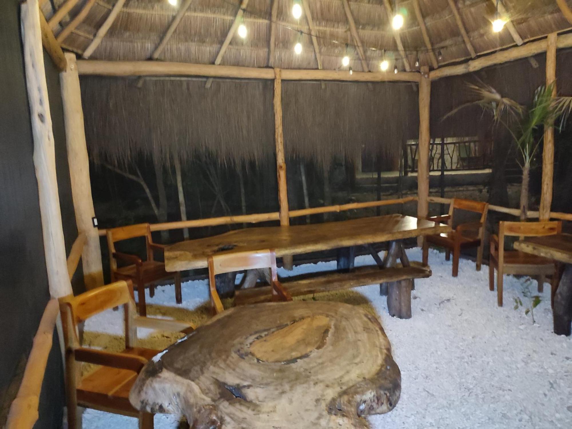 Aldea Maya-Ha Cabanas Con Cenotes Puerto Morelos Extérieur photo
