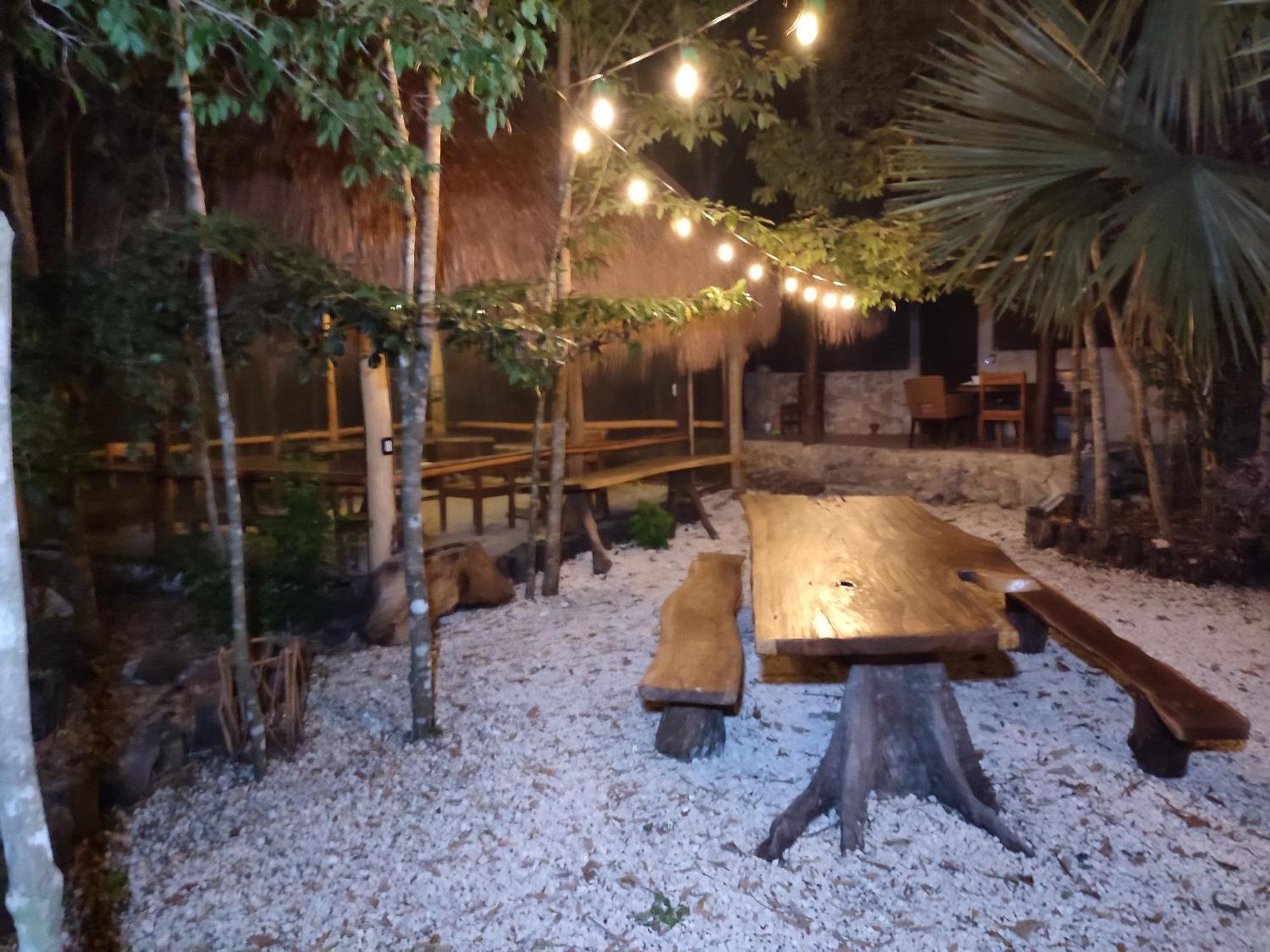 Aldea Maya-Ha Cabanas Con Cenotes Puerto Morelos Extérieur photo