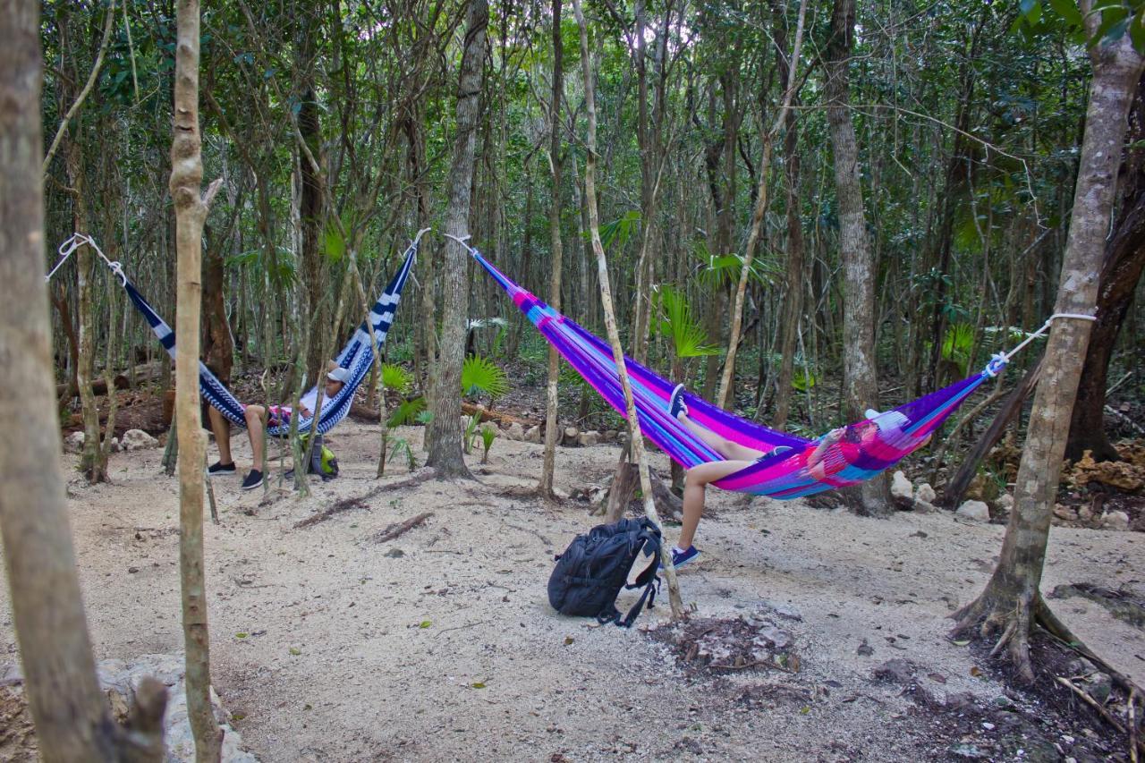 Aldea Maya-Ha Cabanas Con Cenotes Puerto Morelos Extérieur photo